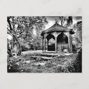 Carte Postale B&W Gazebo dans le parc