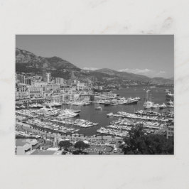 Carte Postale B&W Monaco
