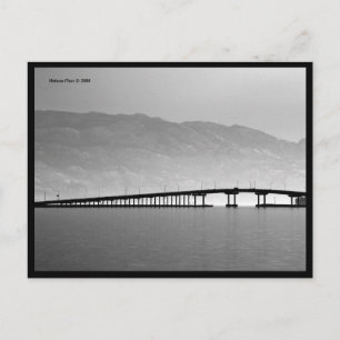 Carte postale B&W Okanagan Lake Bridge
