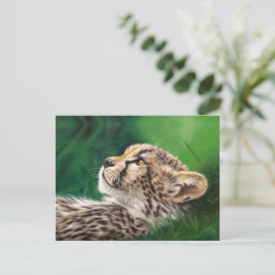 Carte postale Baby Cheetah