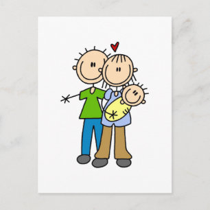 Carte Postale Baby fabrique trois t-shirts et cadeaux