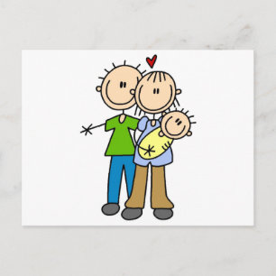 Carte Postale Baby fabrique trois t-shirts et cadeaux