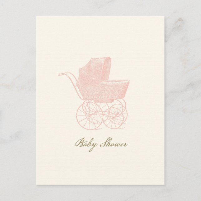 Carte postale baby shower (Devant)