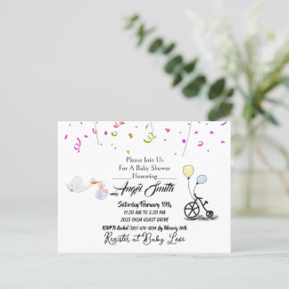 Carte Postale Baby shower