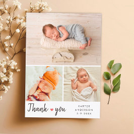Carte Postale Baby shower photo 3 moderne