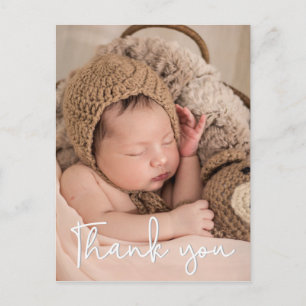 Carte Postale Baby shower Vertical de Photographie Nouveau-né Me