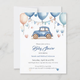 Carte postale Baby shower Vintage personnalisées