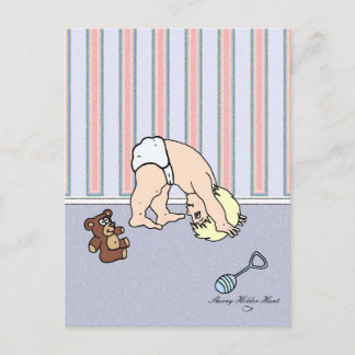 Carte postale Baby Somersault