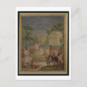 Carte Postale Bacchus et Ariadne (huile sur toile) 2