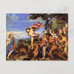 Carte Postale Bacchus et Ariadne par Titien