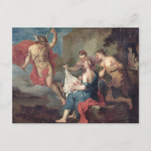 Carte Postale Bacchus Livré aux Nymphes de Nysa