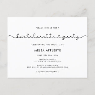 Carte Postale Bachelorette Party Bachelorette