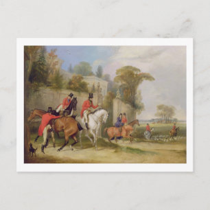 Carte Postale Bachelor's Hall, The Meet, 1835 (huile sur toile)