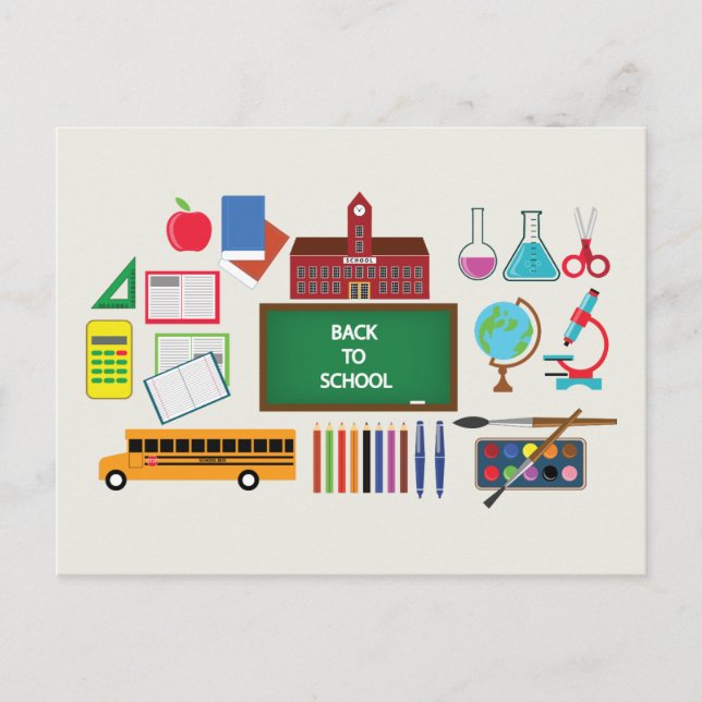 Carte Postale Back to school (Devant)