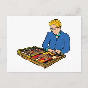 Carte Postale Backgammon