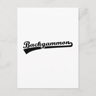 Carte Postale Backgammon