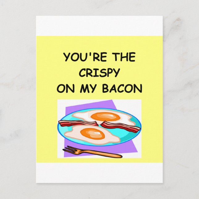 CARTE POSTALE BACON (Devant)