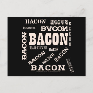 Carte Postale Bacon Bacon