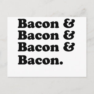 Carte Postale Bacon & Bacon & Bacon & Bacon & Bacon - Bacon est 