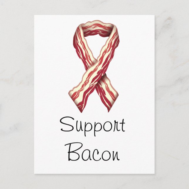 Carte Postale Bacon de support (Devant)