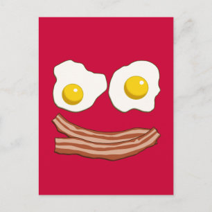 Carte postale Bacon et Oeufs