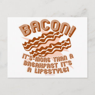 Carte Postale Bacon Lifestyle