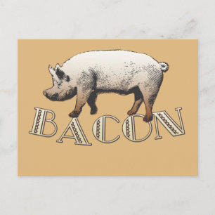 Carte Postale Bacon LOVE
