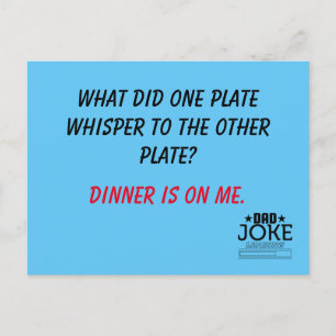 Carte Postale Bad Pun Papa Plaisanterie Conçu