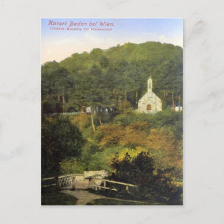 Carte Postale Baden bei Wien, Cholera-Kapelle im Helenental