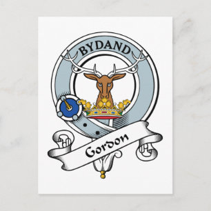 Carte Postale Badge Gordon Clan