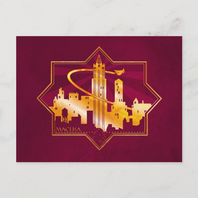 Carte Postale Badge graphique MACUSA™ (Devant)