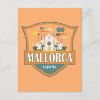 Badge Rétro de Voyage à Majorque Espagne