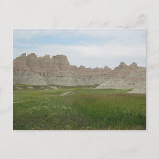 Carte Postale Badlands dans le Dakota du Sud