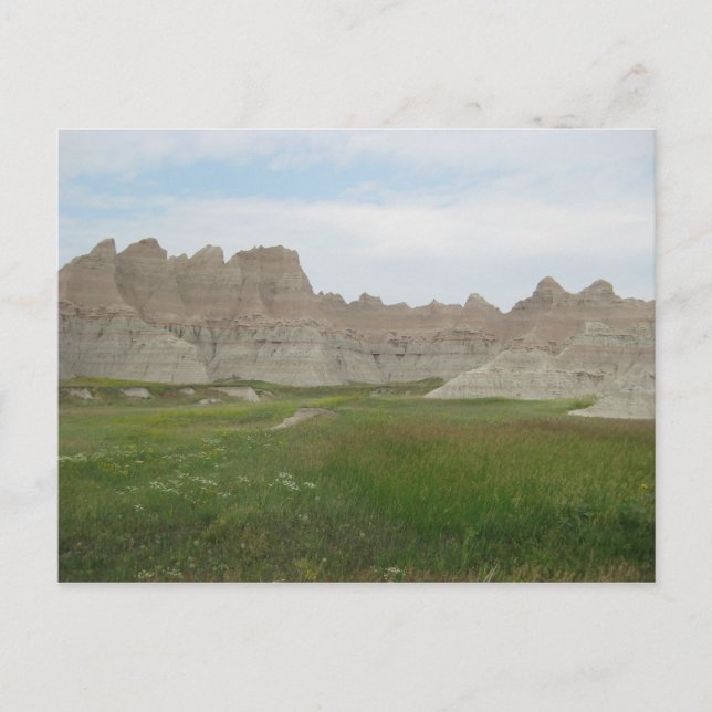 Carte Postale Badlands dans le Dakota du Sud (Devant)