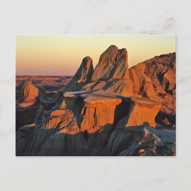 Carte Postale Badlands dans le parc national Theodore Roosevelt (Devant)