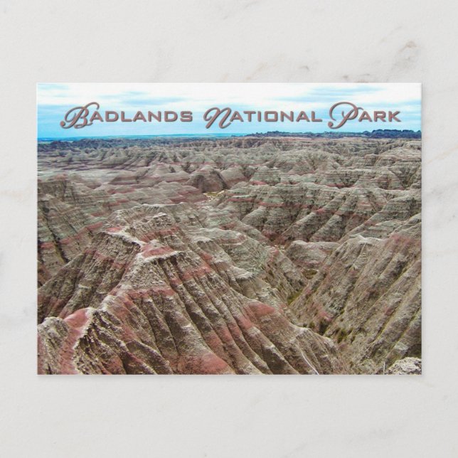 Carte Postale Badlands National Park, Dakota du Sud (Devant)