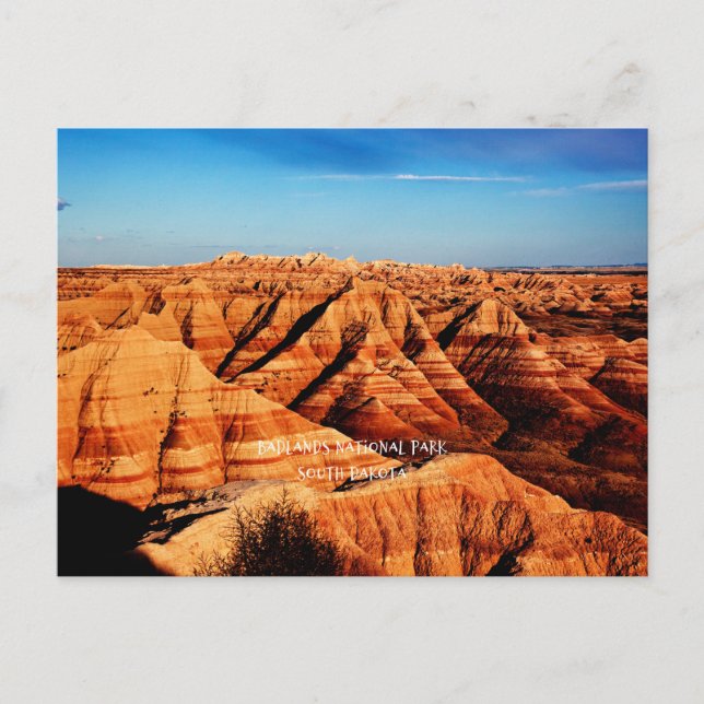 Carte Postale Badlands National Park, Dakota du Sud (Devant)