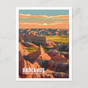 Carte Postale Badlands National Park South Dakota USA