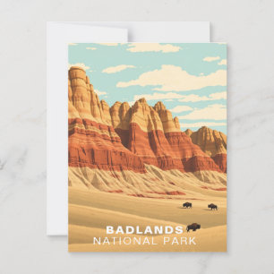 Carte Postale Badlands National Park USA Dakota du Sud