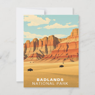 Carte Postale Badlands National Park USA Dakota du Sud