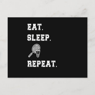 Carte Postale Badminton