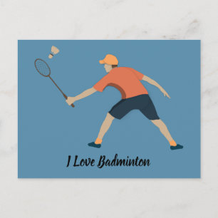 Carte Postale Badminton