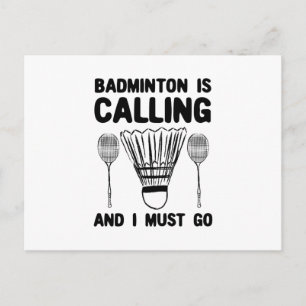 Carte Postale Badminton - Badminton
