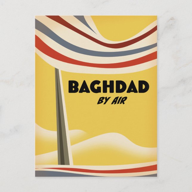 Carte Postale Bagdad par avion (Devant)