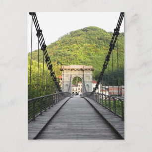 Carte Postale Bagni di Lucca, Toscane, Italie - Un vieux pont
