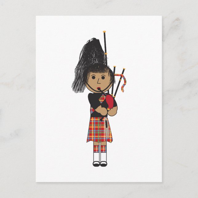 Carte Postale Bagpiper (Devant)