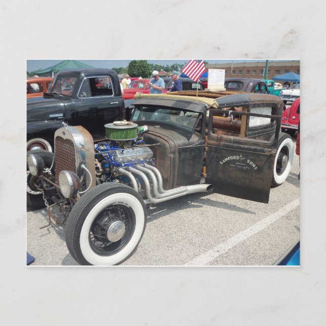 Carte Postale Baguette chaude basse équitation (Devant)