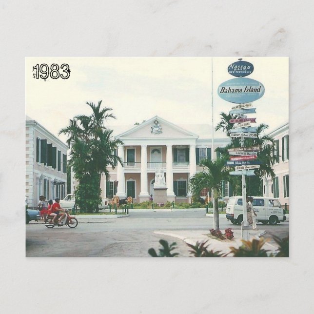 Carte Postale Bahamas vintages (Devant)