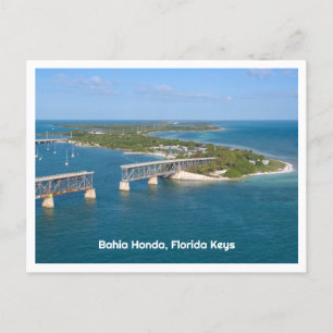 Carte Postale Bahia Honda, Floride Keys Vue aérienne de West