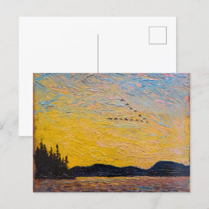 Carte Postale Baie de boue du lac Round   Tom Thomson  